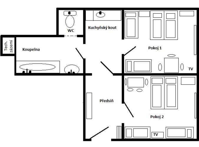 Apartmany Karlštejn Exterior foto